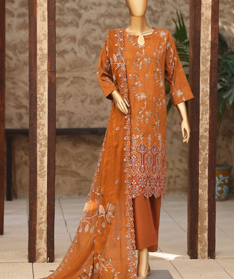 Mi Creation 4D Daman Lawn`26 D#1 (Brown)