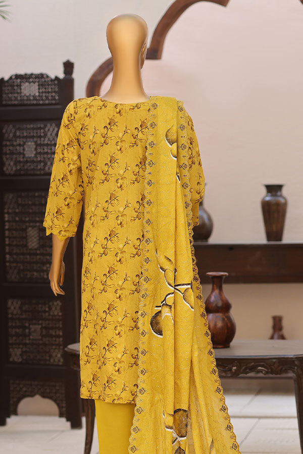 Mi Creation 4D Daman Lawn`26 D#1 (Mustard)