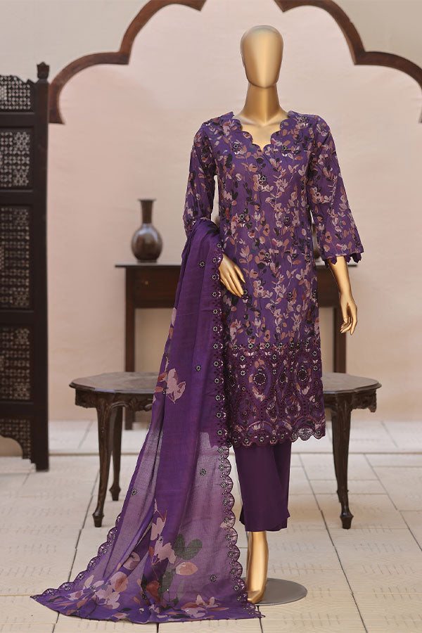 Mi Creation 4D Daman Lawn`26 D#1 (Purple)