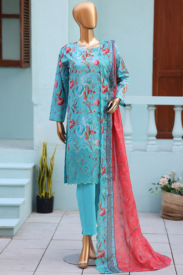 Mi Creation 4D Daman Lawn`26 Vol-2 D#01 L-FEROZI