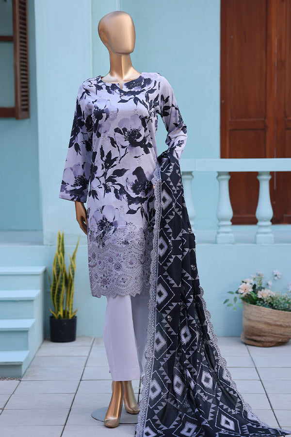 Mi Creation 4D Daman Lawn`26 Vol-2 D#01 L-GREY