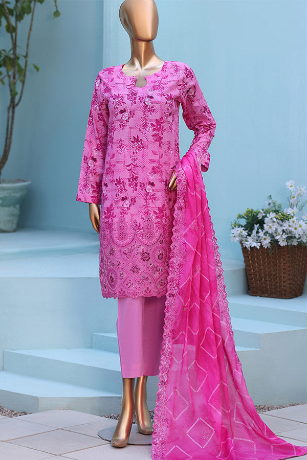 Mi Creation 4D Daman Lawn`26 Vol-2 D#01 PINK