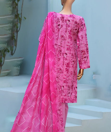 Mi Creation 4D Daman Lawn`26 Vol-2 D#01 PINK