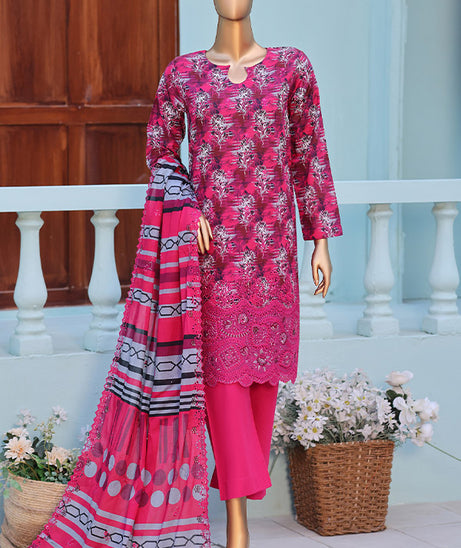 Mi Creation 4D Daman Lawn`26 Vol-2 D#01 SH-PINK