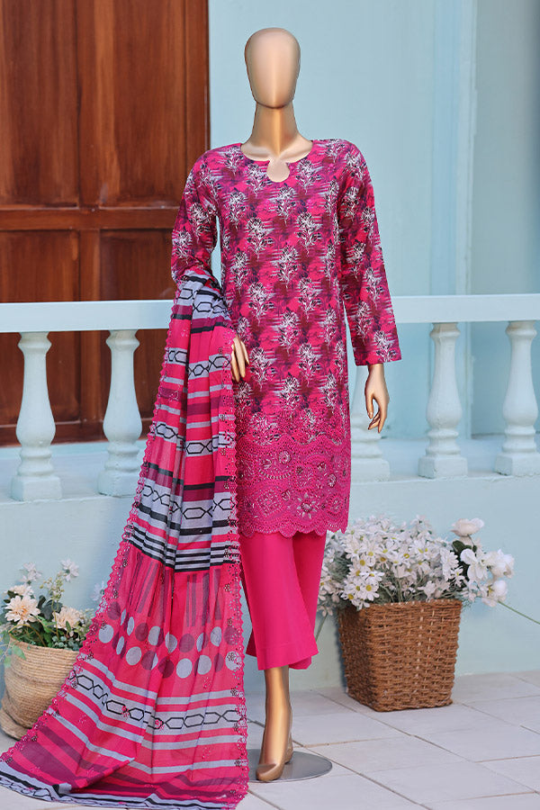 Mi Creation 4D Daman Lawn`26 Vol-2 D#01 SH-PINK