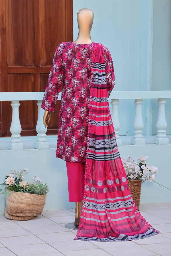 Mi Creation 4D Daman Lawn`26 Vol-2 D#01 SH-PINK