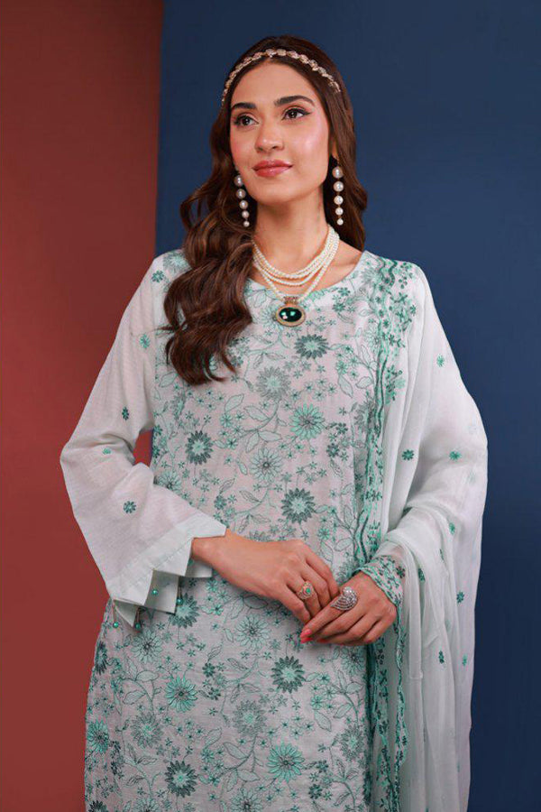 Mi Creation Bareeze Emb Lawn`24 (L Green)