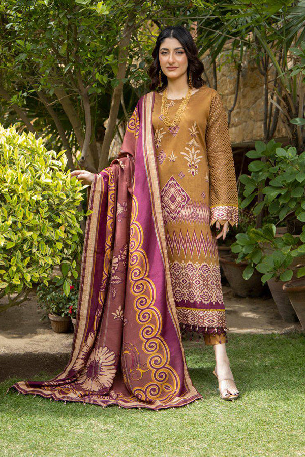 Mi Creation Chittyan Kalaiyaan Lawn`24 (CH Brown)