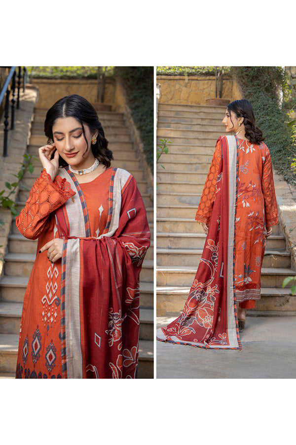 Mi Creation Chittyan Kalaiyaan Lawn`24 (D Orange)