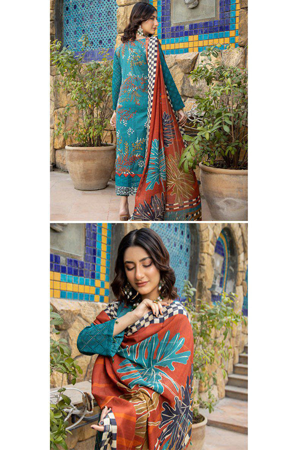 Mi Creation Chittyan Kalaiyaan Lawn`24 (Ferozi)