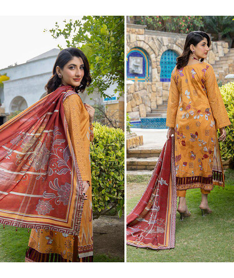 Mi Creation Chittyan Kalaiyaan Lawn`24 (Mustard)