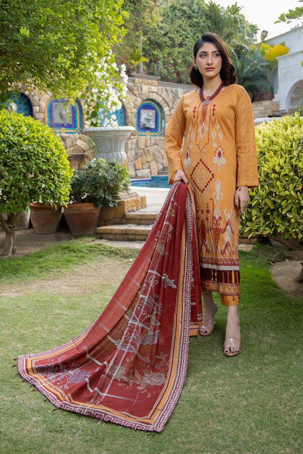 Mi Creation Chittyan Kalaiyaan Lawn`24 (Mustard)