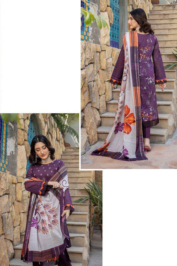 Mi Creation Chittyan Kalaiyaan Lawn`24 (Purple)