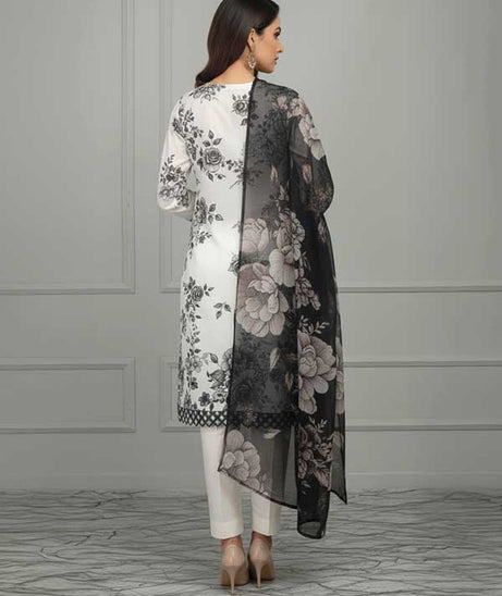 Mi Creation D/Print Lawn'26 D#1 (Black)