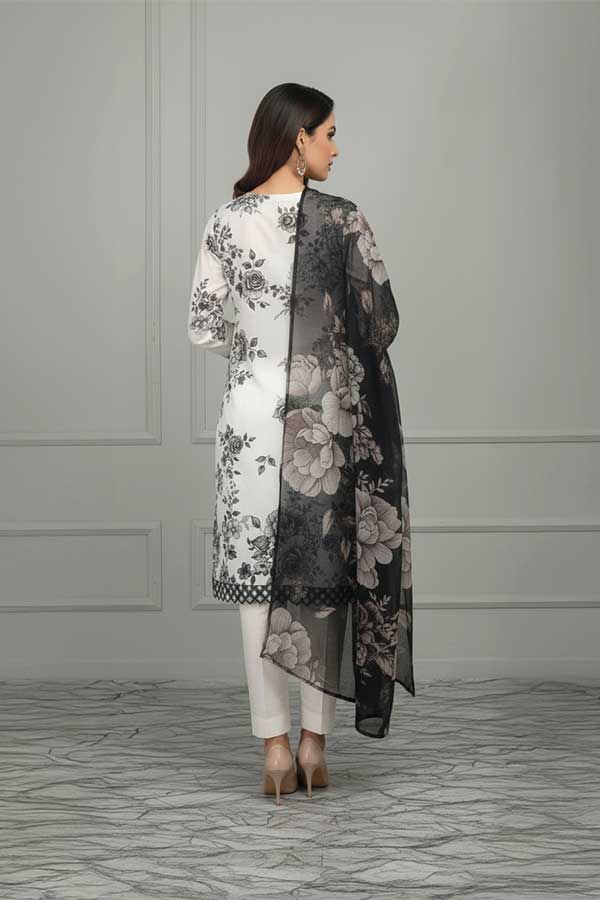 Mi Creation D/Print Lawn'26 D#1 (Black)