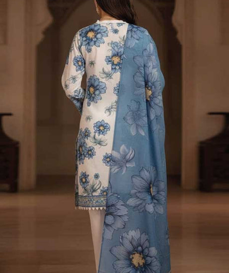 Mi Creation D/Print Lawn'26 D#1 (Blue)