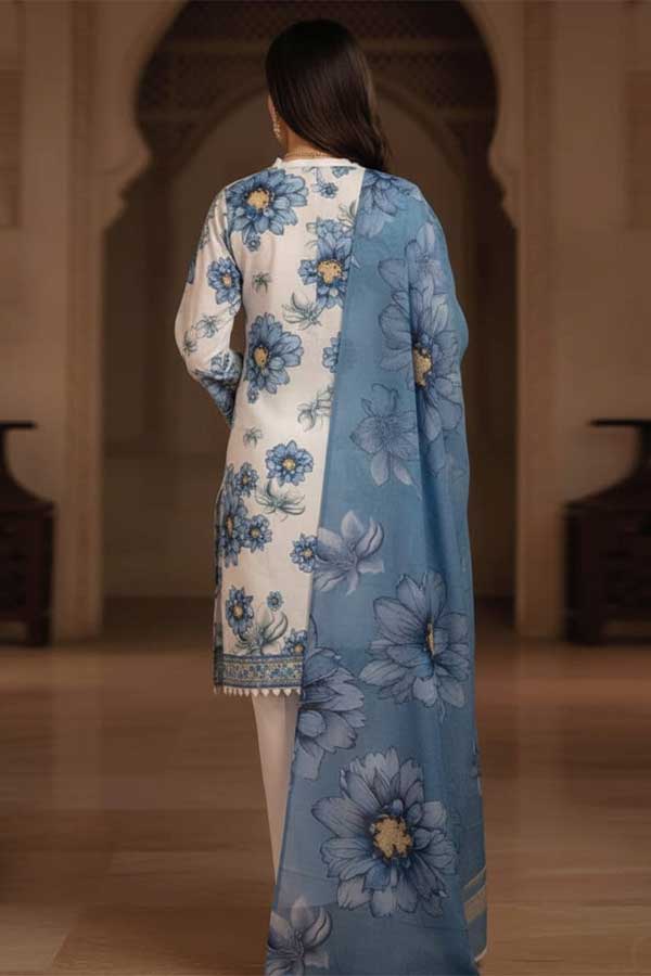 Mi Creation D/Print Lawn'26 D#1 (Blue)