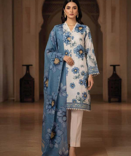Mi Creation D/Print Lawn'26 D#1 (Blue)