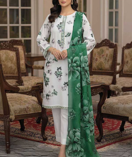 Mi Creation D/Print Lawn'26 D#1 (Green)