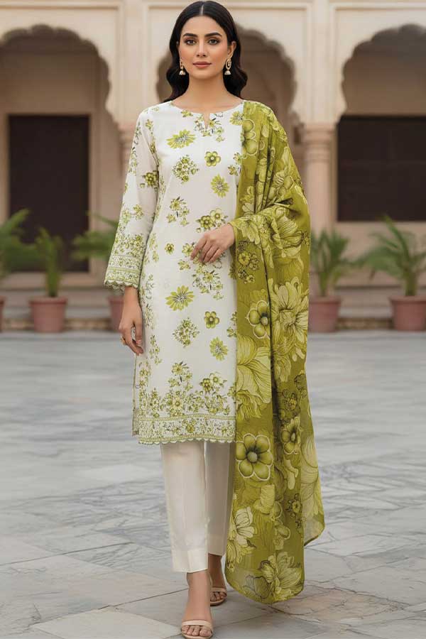 Mi Creation D/Print Lawn'26 D#1 (M Green)
