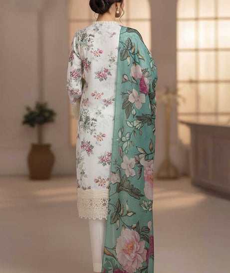 Mi Creation D/Print Lawn'26 D#1 (Sea Green)