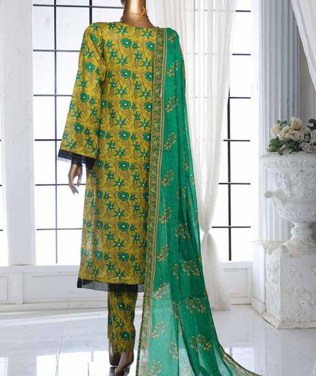 Mi Creation DR Prints Lawn`25 D#9630 (M Green)