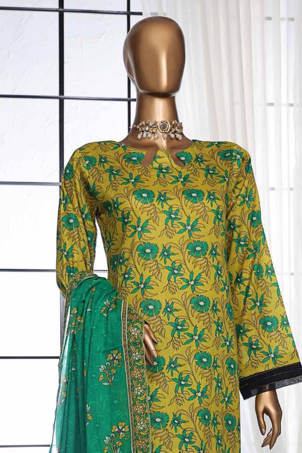 Mi Creation DR Prints Lawn`25 D#9630 (M Green)
