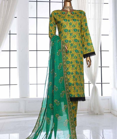 Mi Creation DR Prints Lawn`25 D#9630 (M Green)