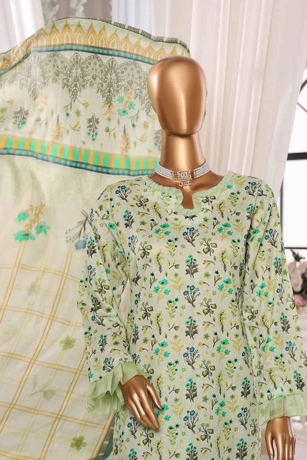Mi Creation DR Prints Lawn`25 D#9632 (Pista)