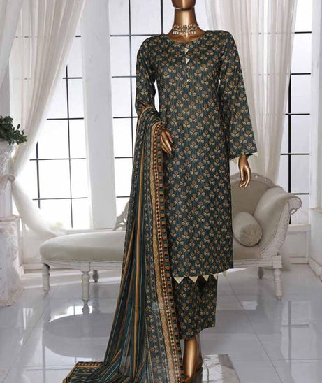 Mi Creation DR Prints Lawn`25 D#9638 (D Green)