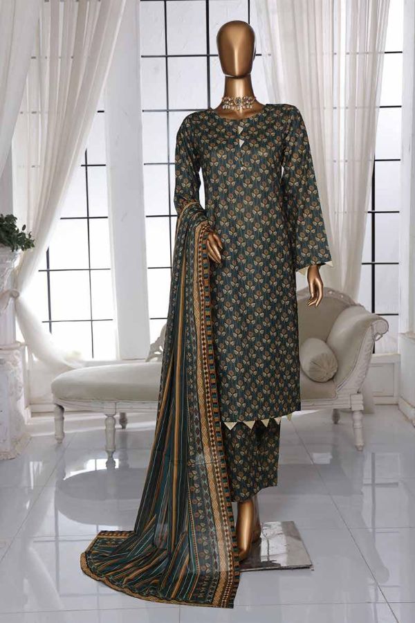 Mi Creation DR Prints Lawn`25 D#9638 (D Green)