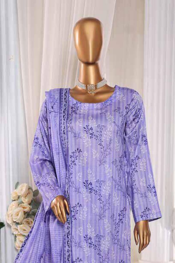 Mi Creation DR Prints Lawn`25 D#9639 (L Purple)