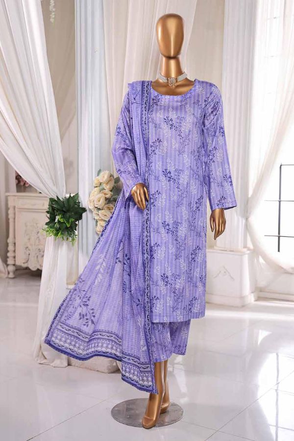 Mi Creation DR Prints Lawn`25 D#9639 (L Purple)