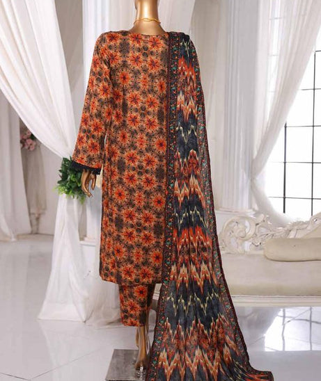 Mi Creation DR Prints Lawn`25 D#9651 (Brownish Grey)