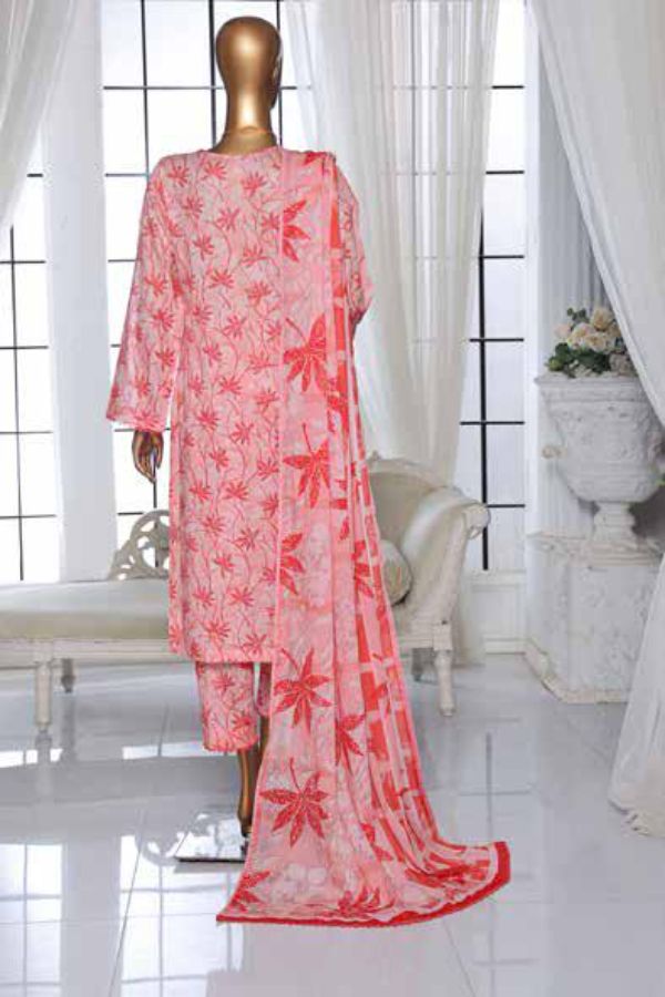 Mi Creation DR Prints Lawn`25 D#9661 (Pink)