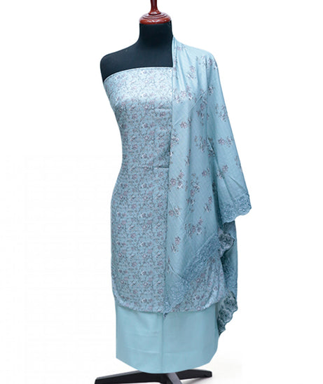 Mi Creation Digital Dhanak'24 D#1 (Sea Green)