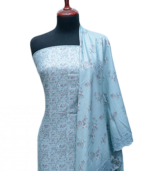 Mi Creation Digital Dhanak'24 D#1 (Sea Green)