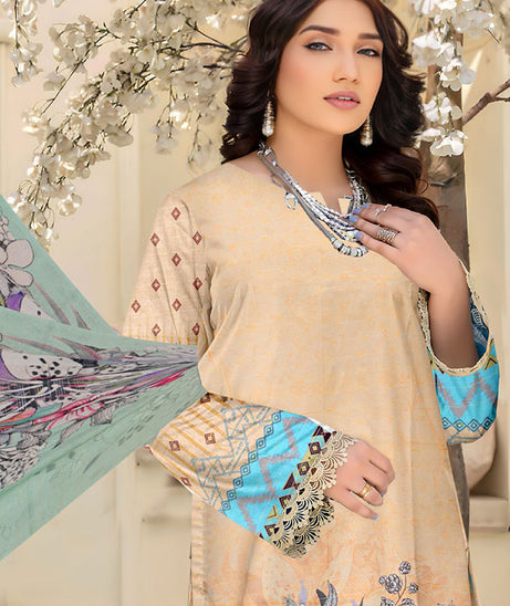 Mi Creation Doby Lawn'24 V#3 (PEACH)