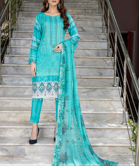 Mi Creation Jaal Series Viscose’23 (Sea Green)