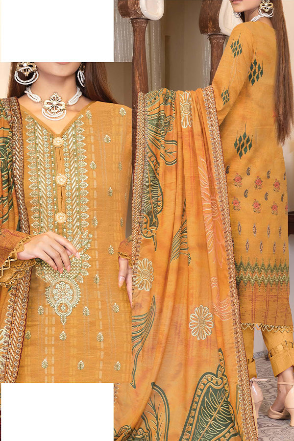 Khadija`s Mairah Karandi`24 (Vol-440) D#1 (Mustard)