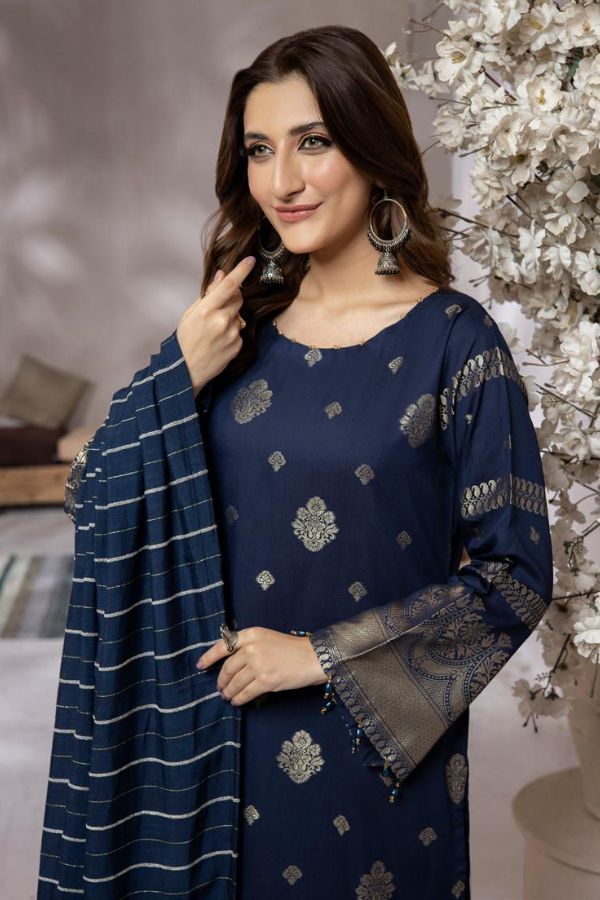 Mi Creation Makhmal Kari Airjet Viscose`23 (Blue)