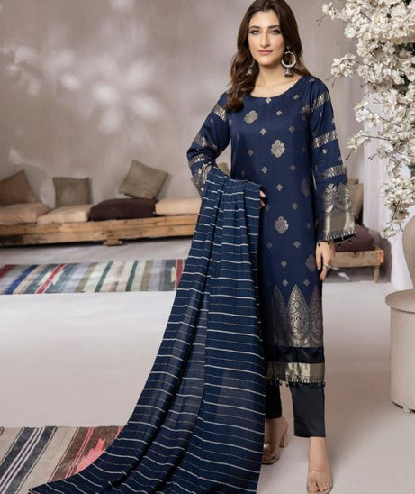 Mi Creation Makhmal Kari Airjet Viscose`23 (Blue)