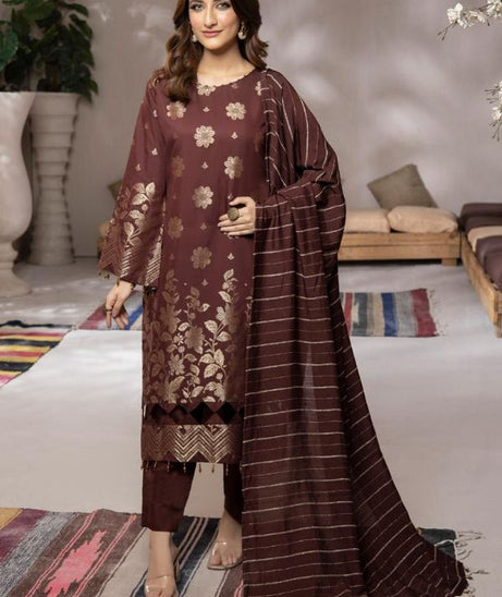 Mi Creation Makhmal Kari Airjet Viscose`23 (L Maroon)