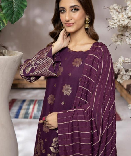 Mi Creation Makhmal Kari Airjet Viscose`23 (Purple)