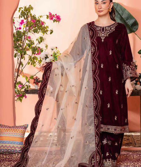 Mi Creation Maya Emb Velvet'24 D#2