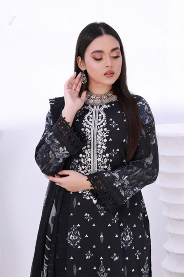Mi Creation Motifz Lawn'24 (Black)