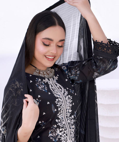 Mi Creation Motifz Lawn'24 (Black)