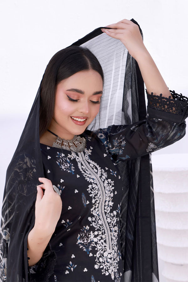 Mi Creation Motifz Lawn'24 (Black)