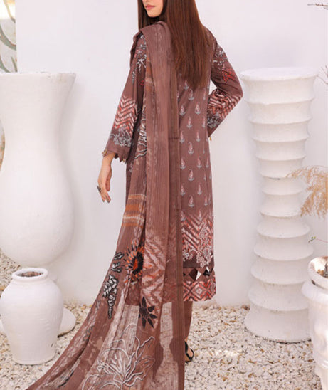Mi Creation Motifz Lawn'24 (Brown)