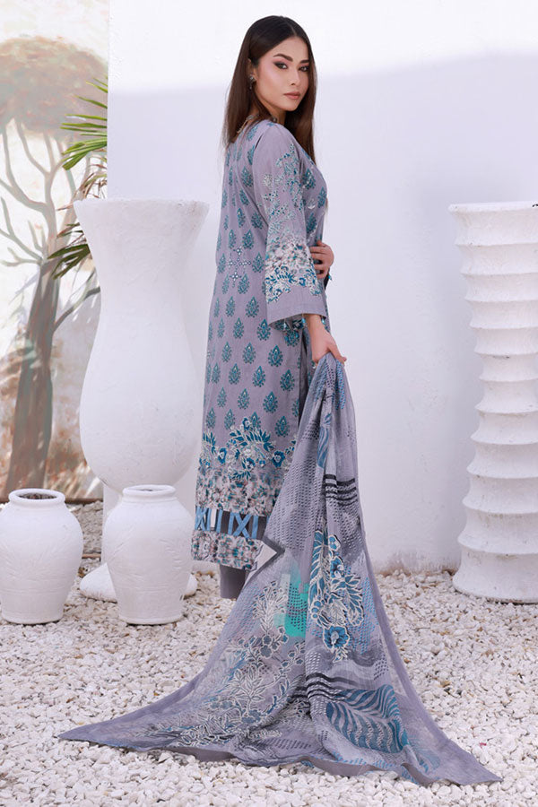 Mi Creation Motifz Lawn'24 (Grey)